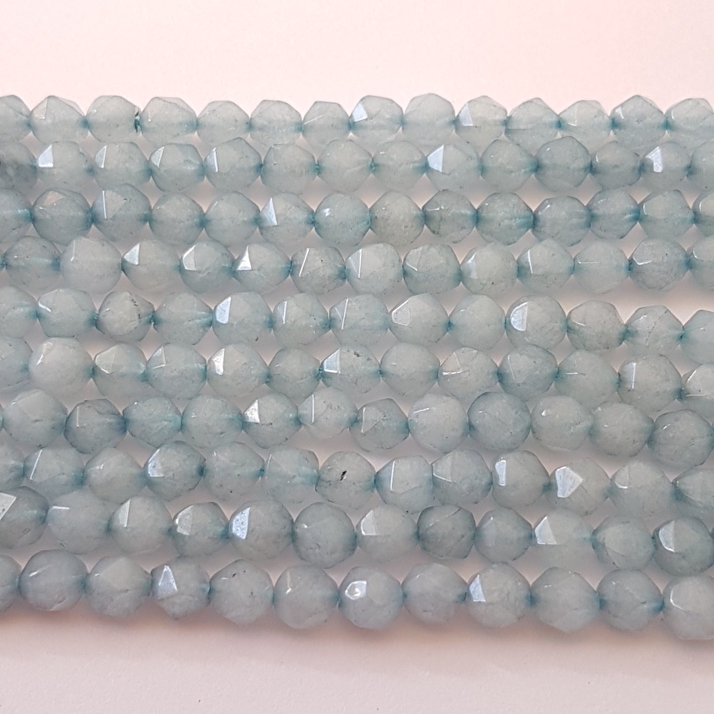 Strand of 6mm New Jade Beads
