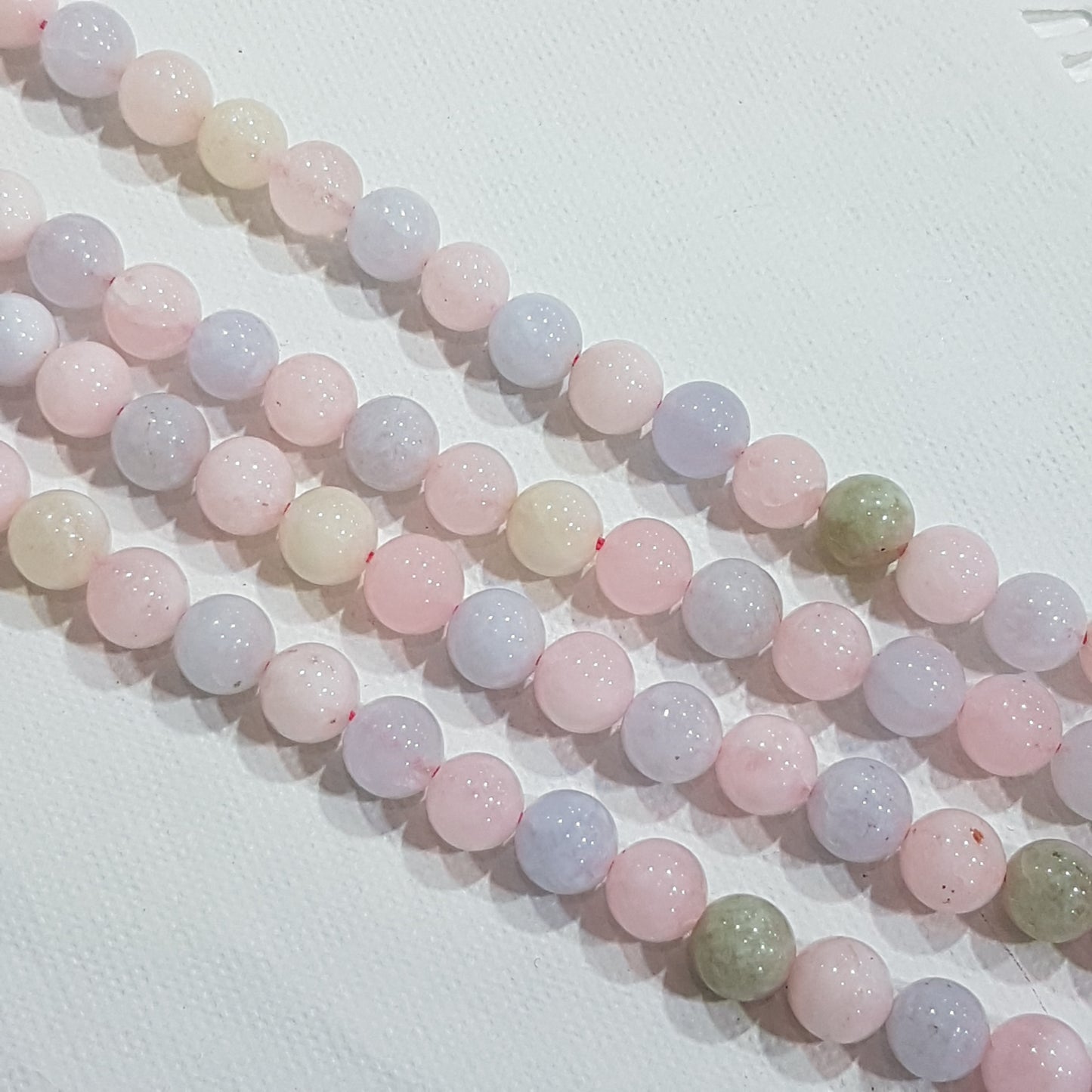 8mm Morganite Gemstone Beads