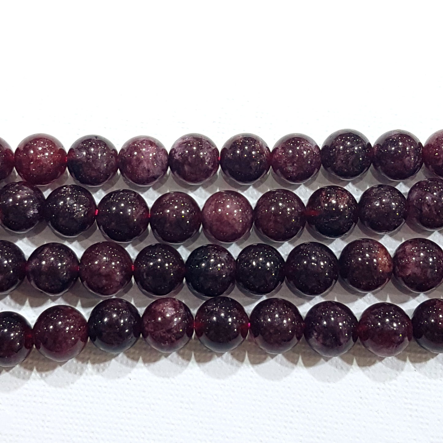 10mm Garnet Gemstone Beads
