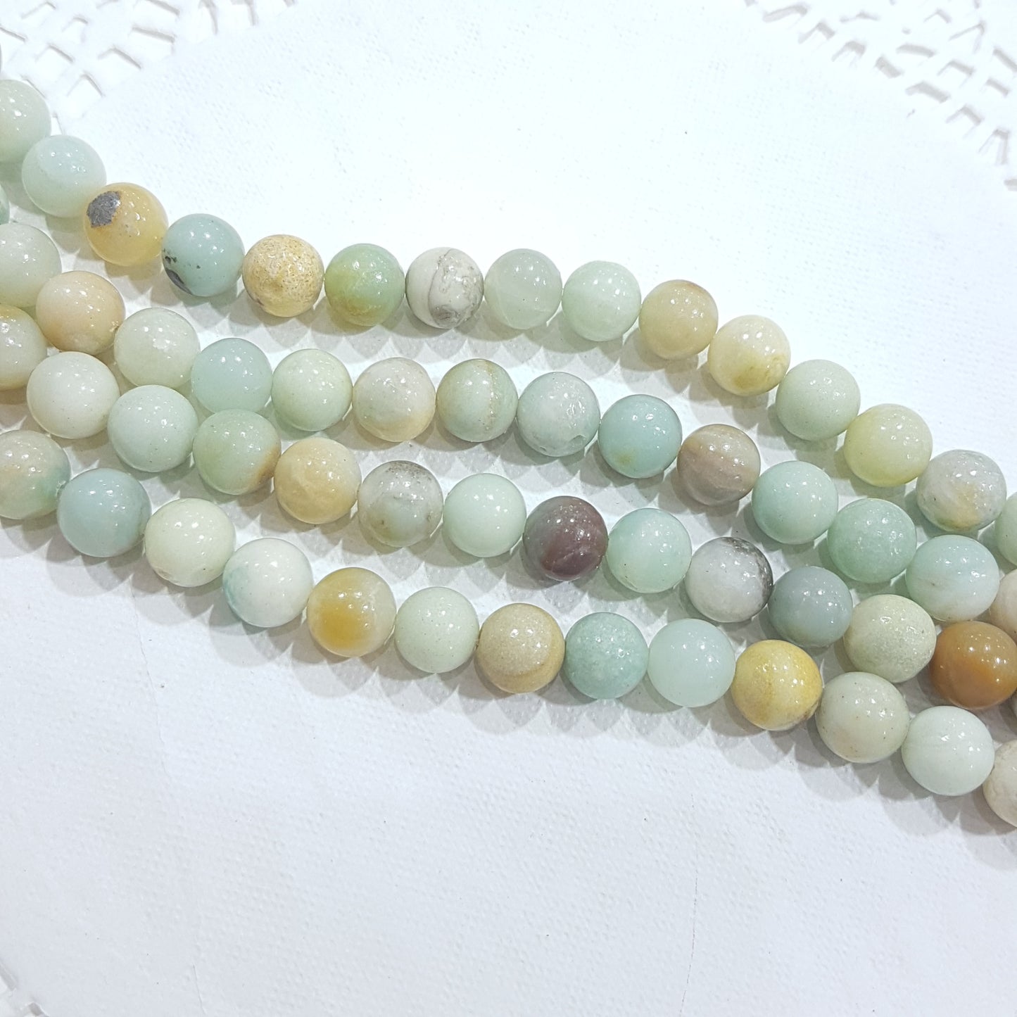 10mm Amazonite Gemstone Beads