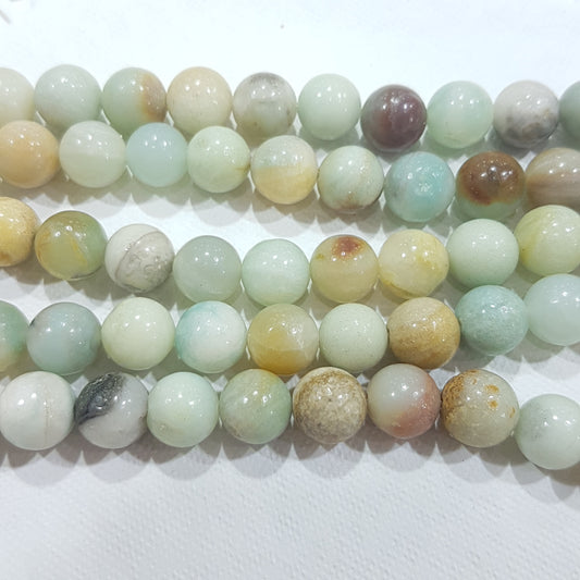 10mm Amazonite Gemstone Beads