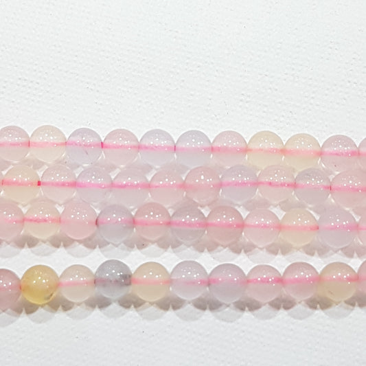 6mm Chalcedony Gemstone Beads