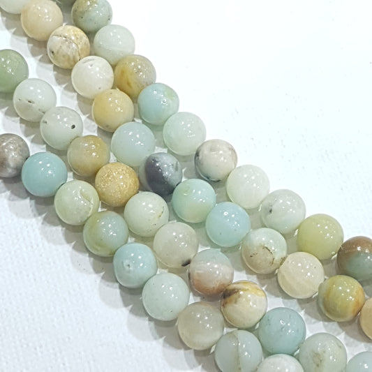8mm Amazonite Gemstone Beads