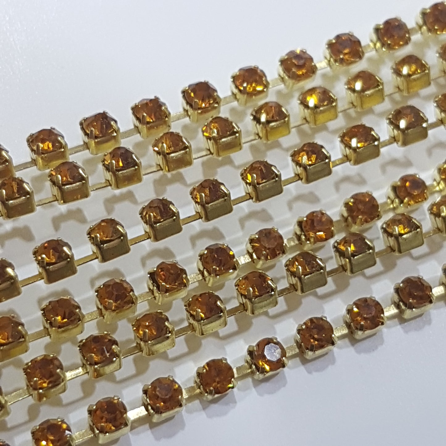 Topaz Preciosa Rhinestone Chain ss8