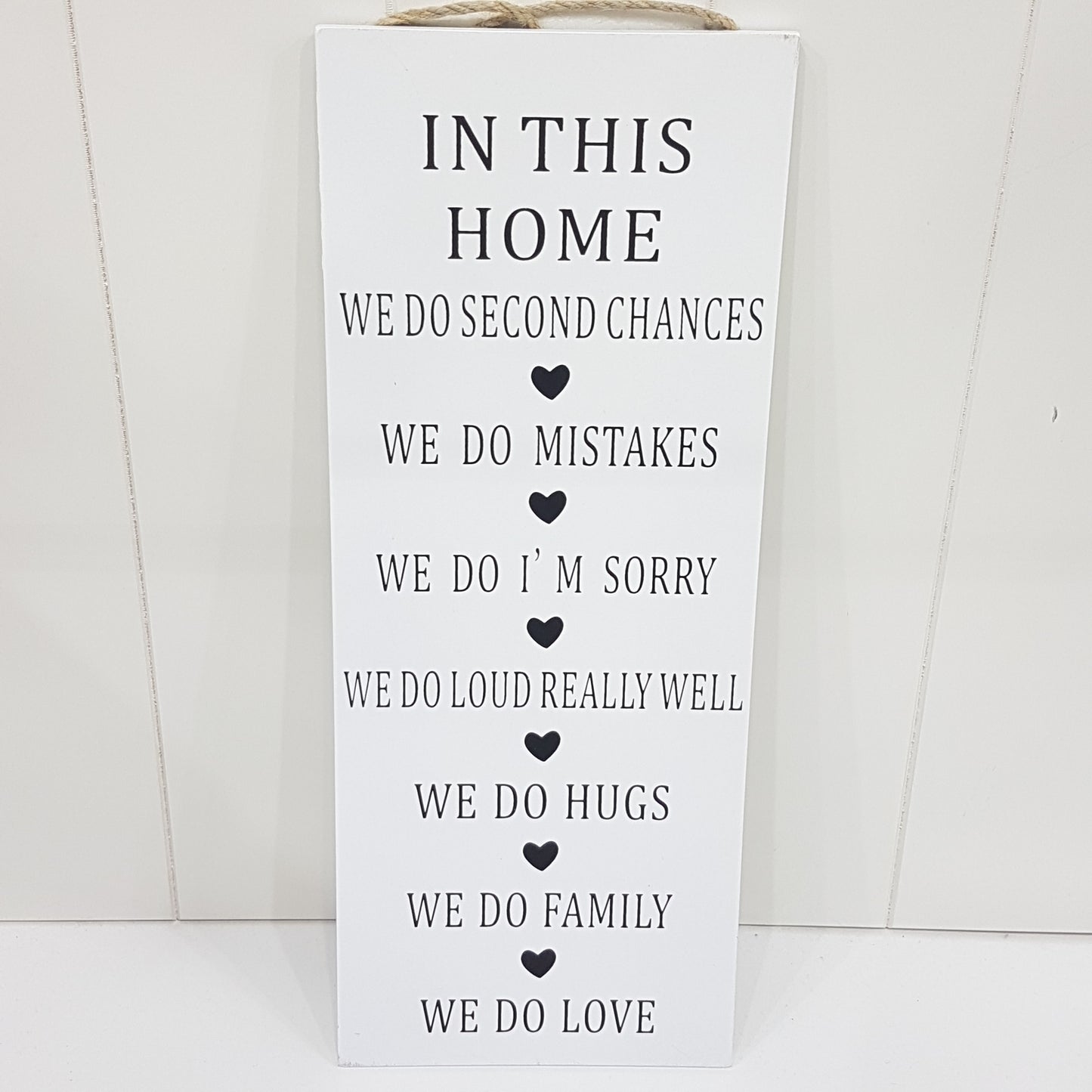 In This Home Wall Art Sign