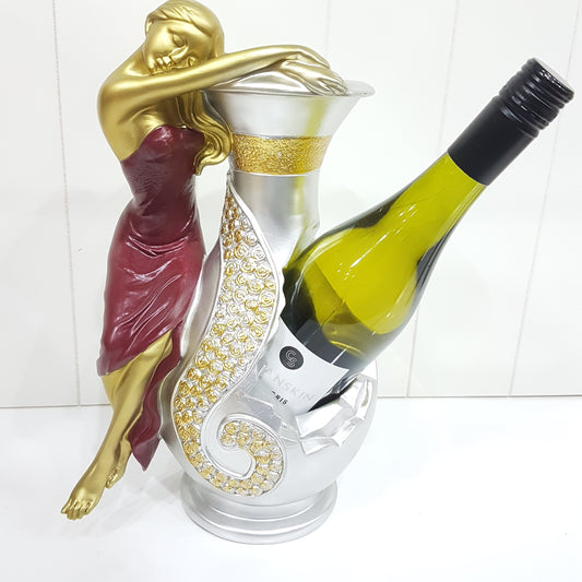 Lady and Vase Wine Holder