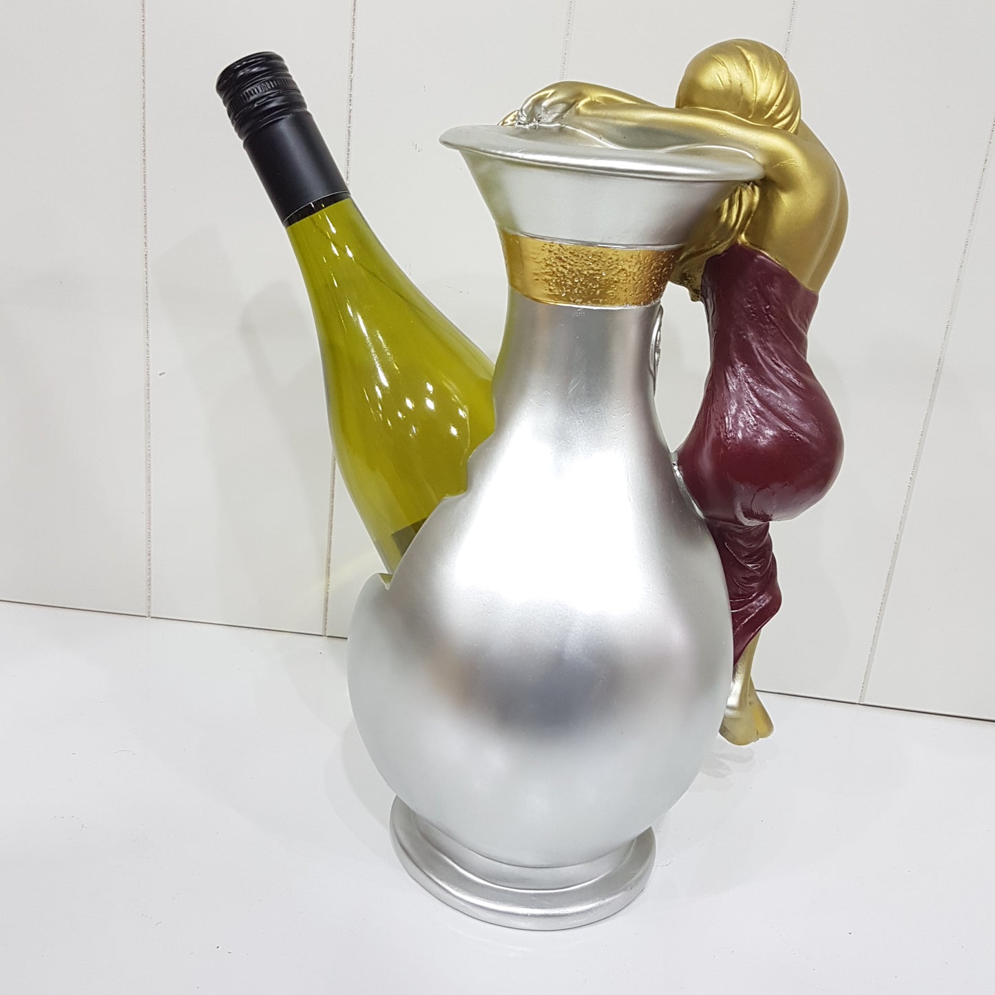 Lady and Vase Wine Holder