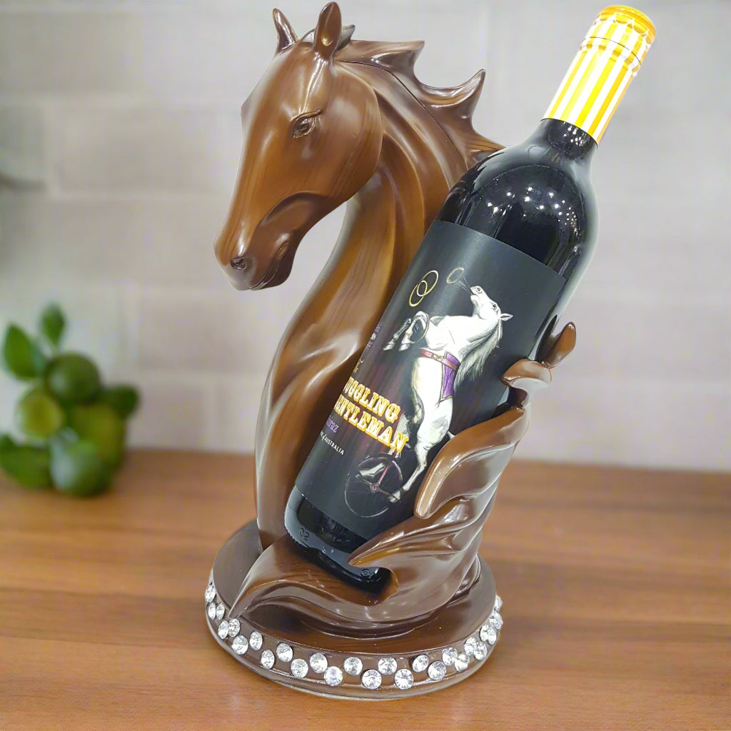 Jeweled Horse Wine Holder Artisan Boutique