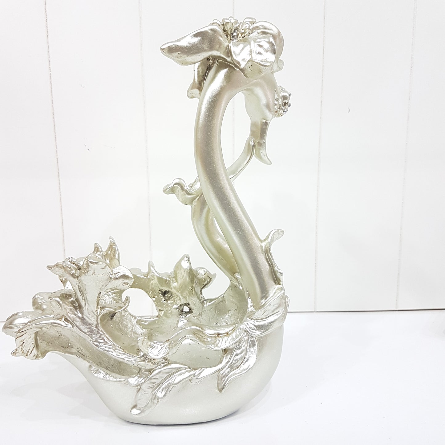 Silver Swan Wine Holder