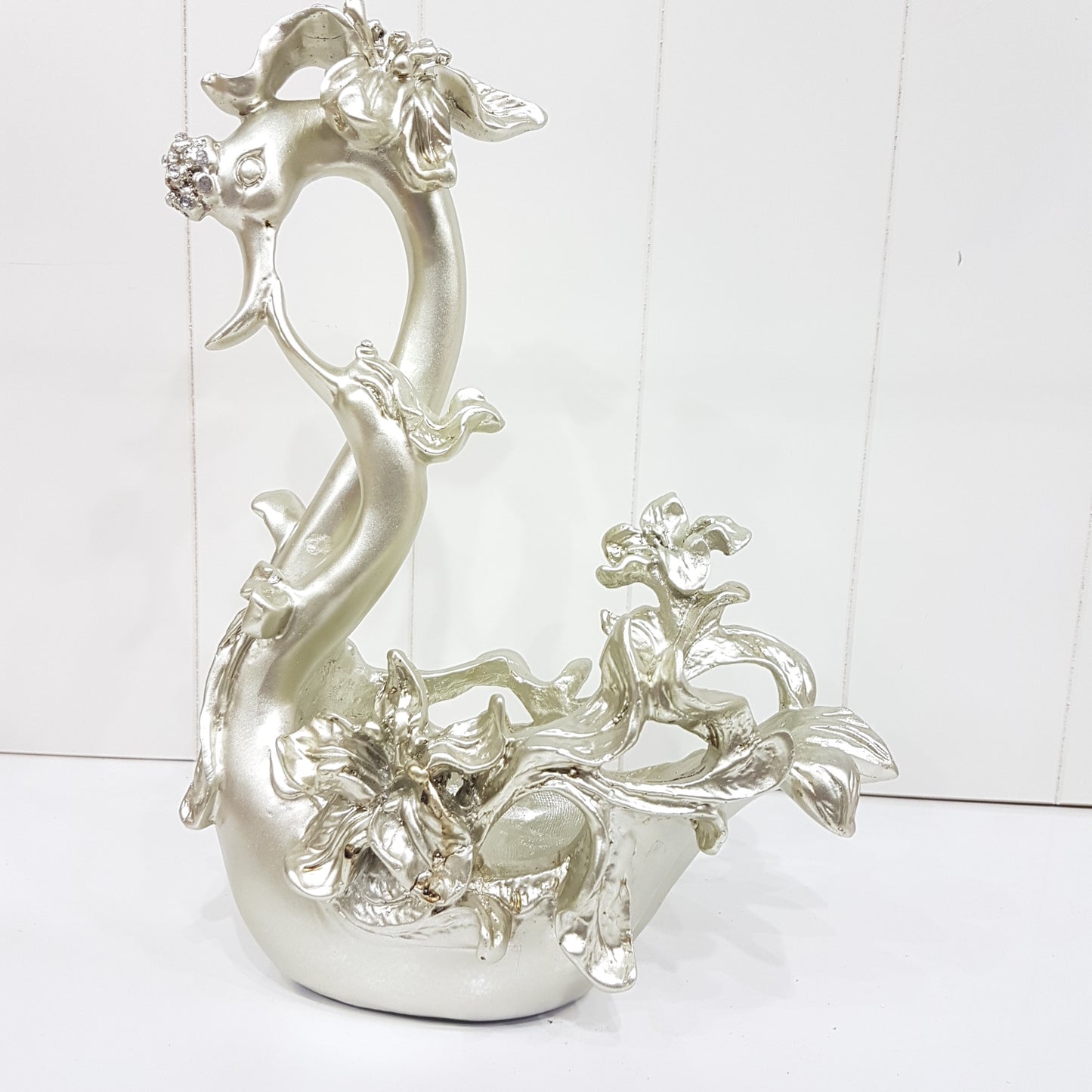 Silver Swan Wine Holder