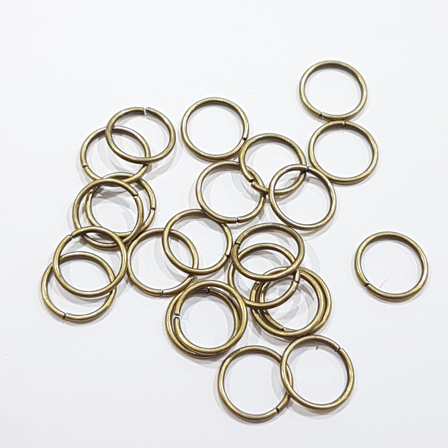 12mm Bronze Jump Rings 50pc