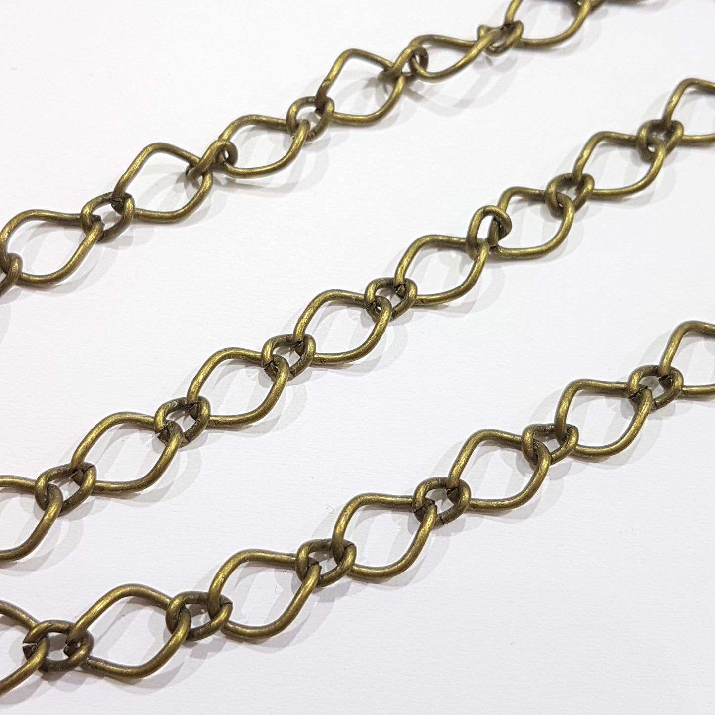 1M Antique Bronze Figaro Chain