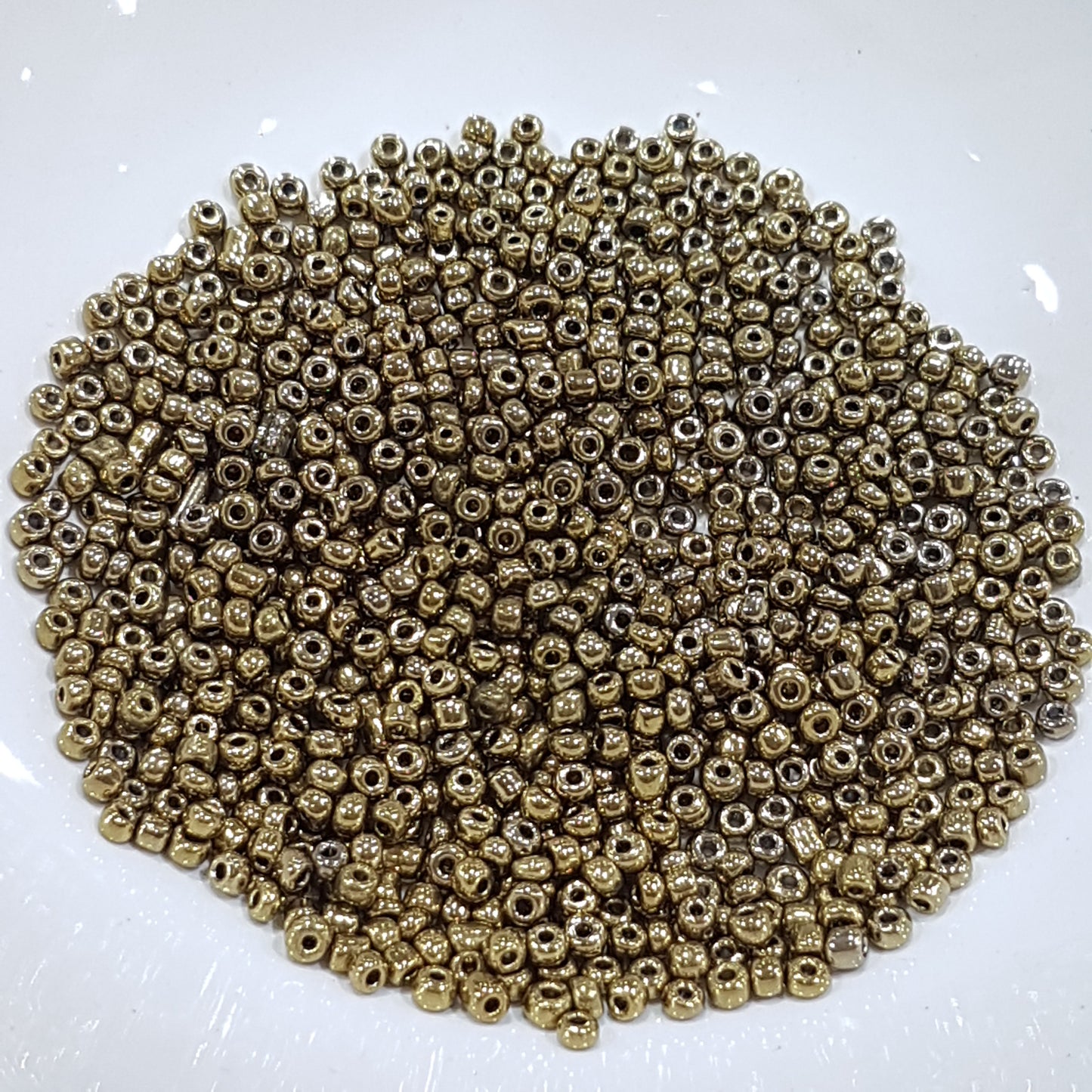 15g 12/0 Dark Golden Seed Beads