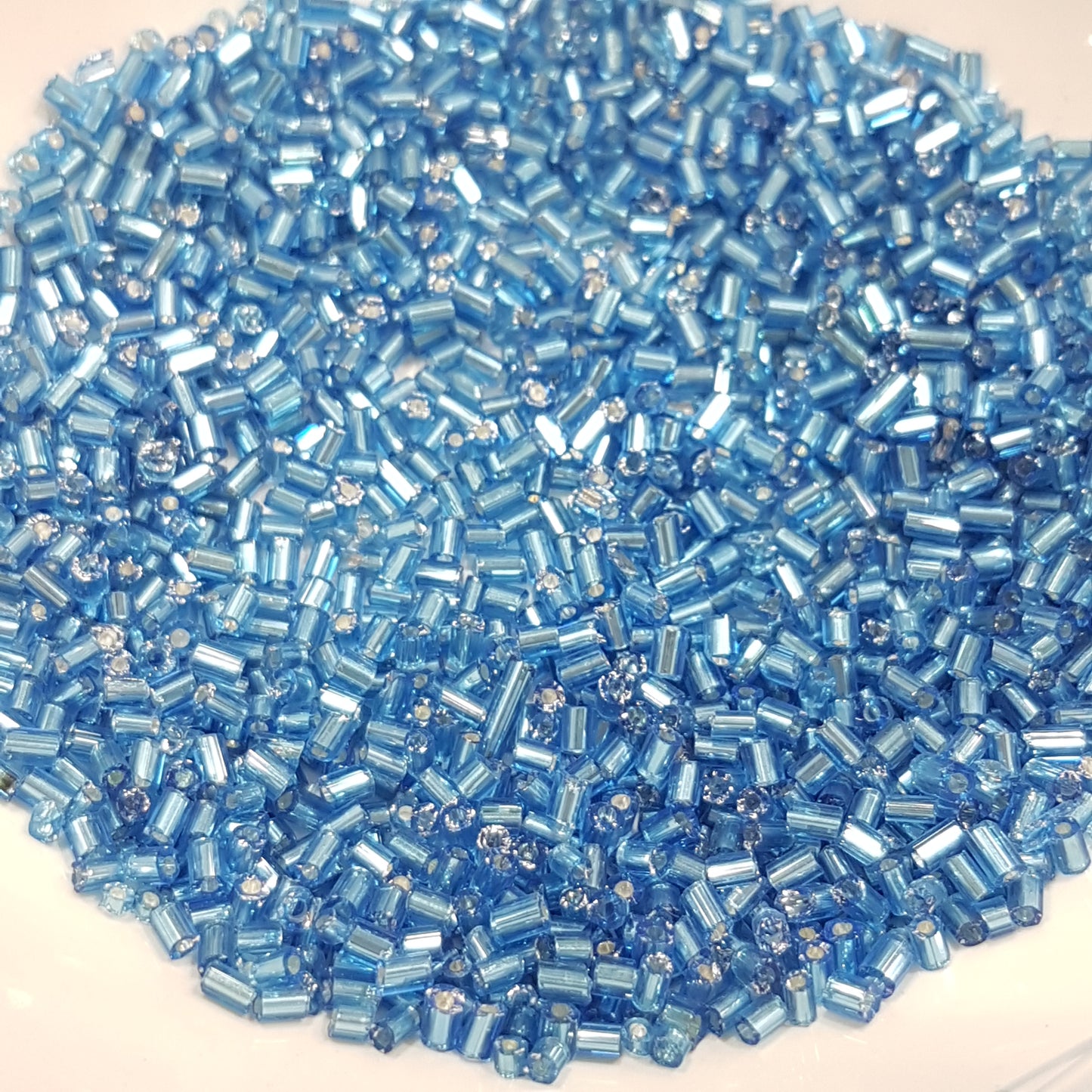 15g Blue S/L 2 Cut Seed Beads