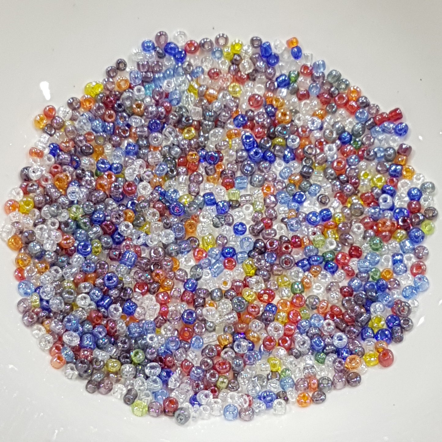 15g 2mm Mixed Round Seed Beads