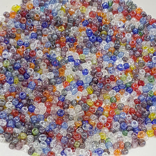 15g 2mm Mixed Round Seed Beads