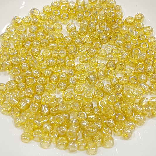 15g 6/0 Light Gold Seed Beads