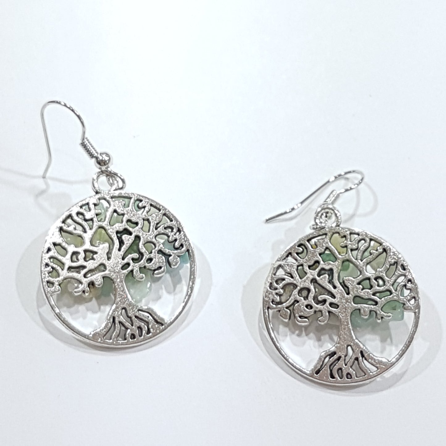 Amazonite Tree Of Life Earrings