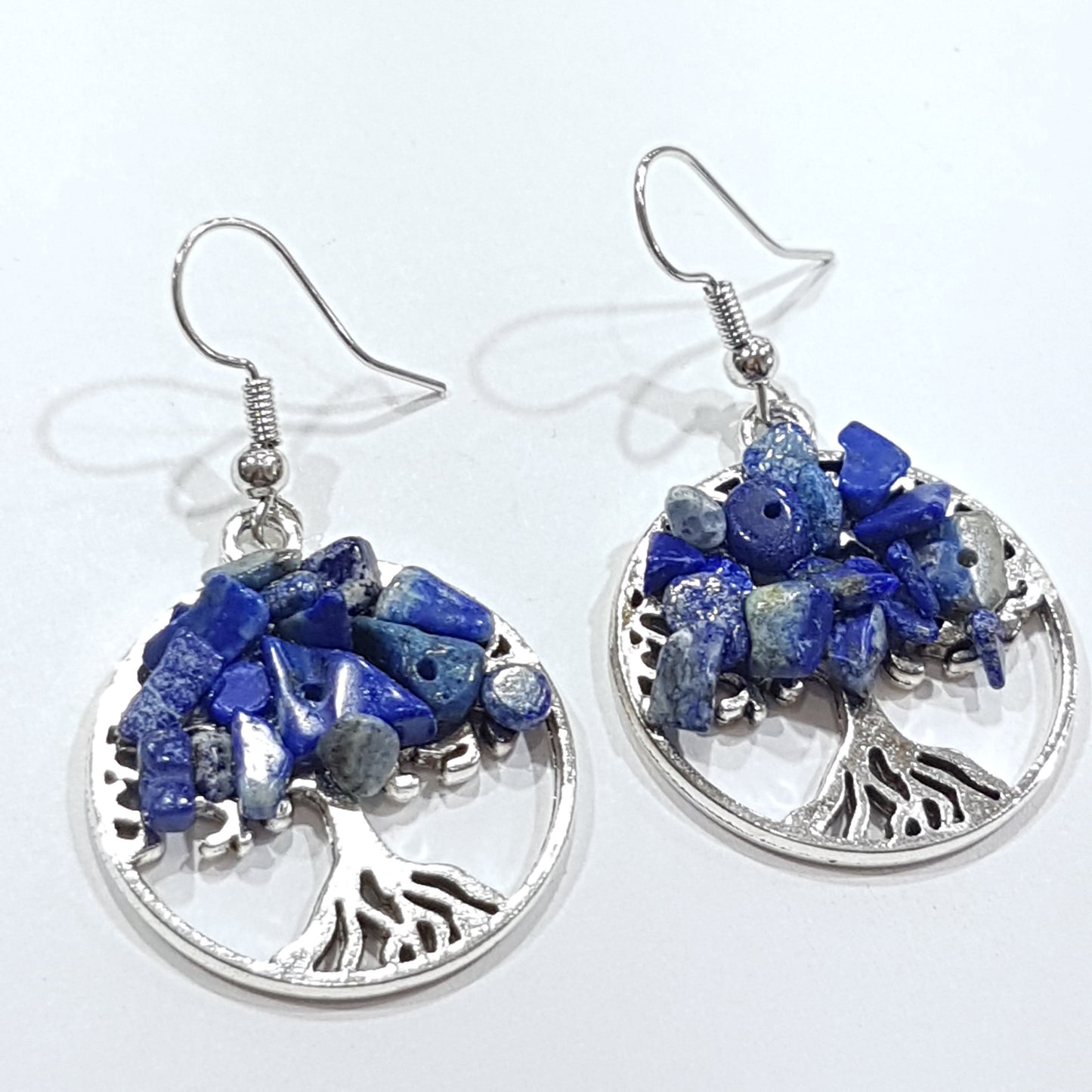 Lapis Lazuli Tree Of Life Earrings