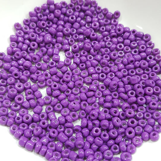 15g 8/0 Purple Seed Beads