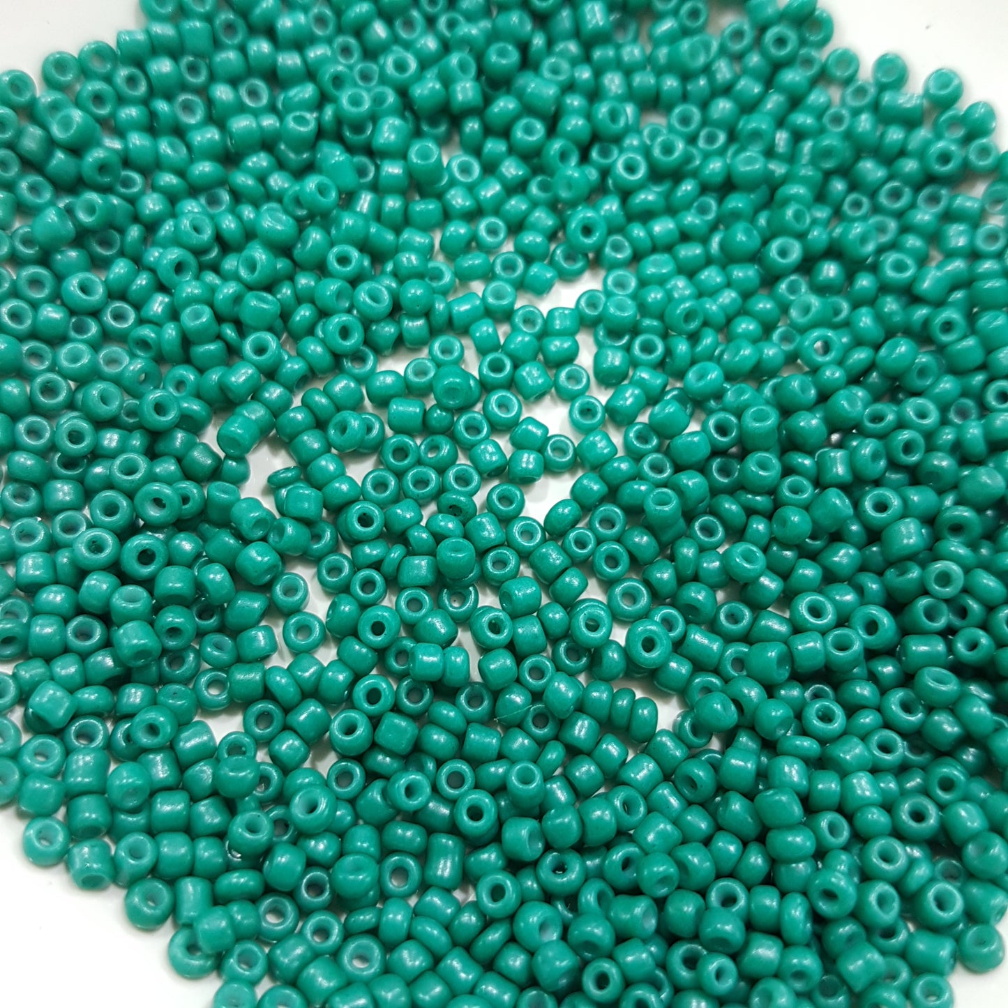 15g 12/0 Teal Seed Beads
