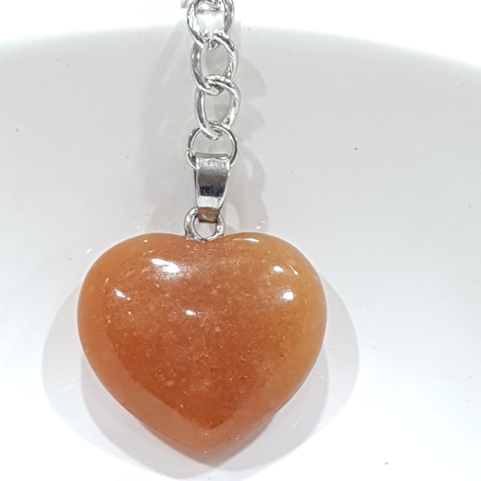 Orange Aventurine Key Ring