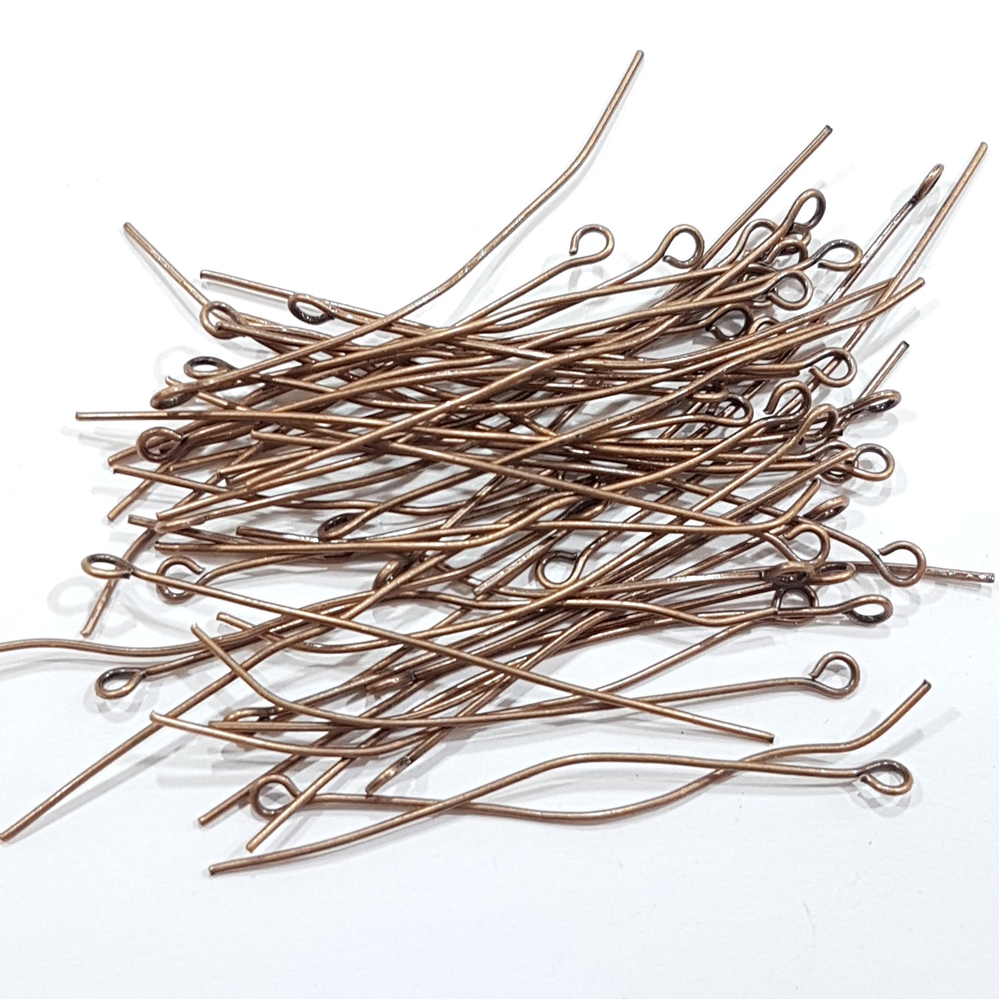 50pc 5cm Antique Copper Eye Pins