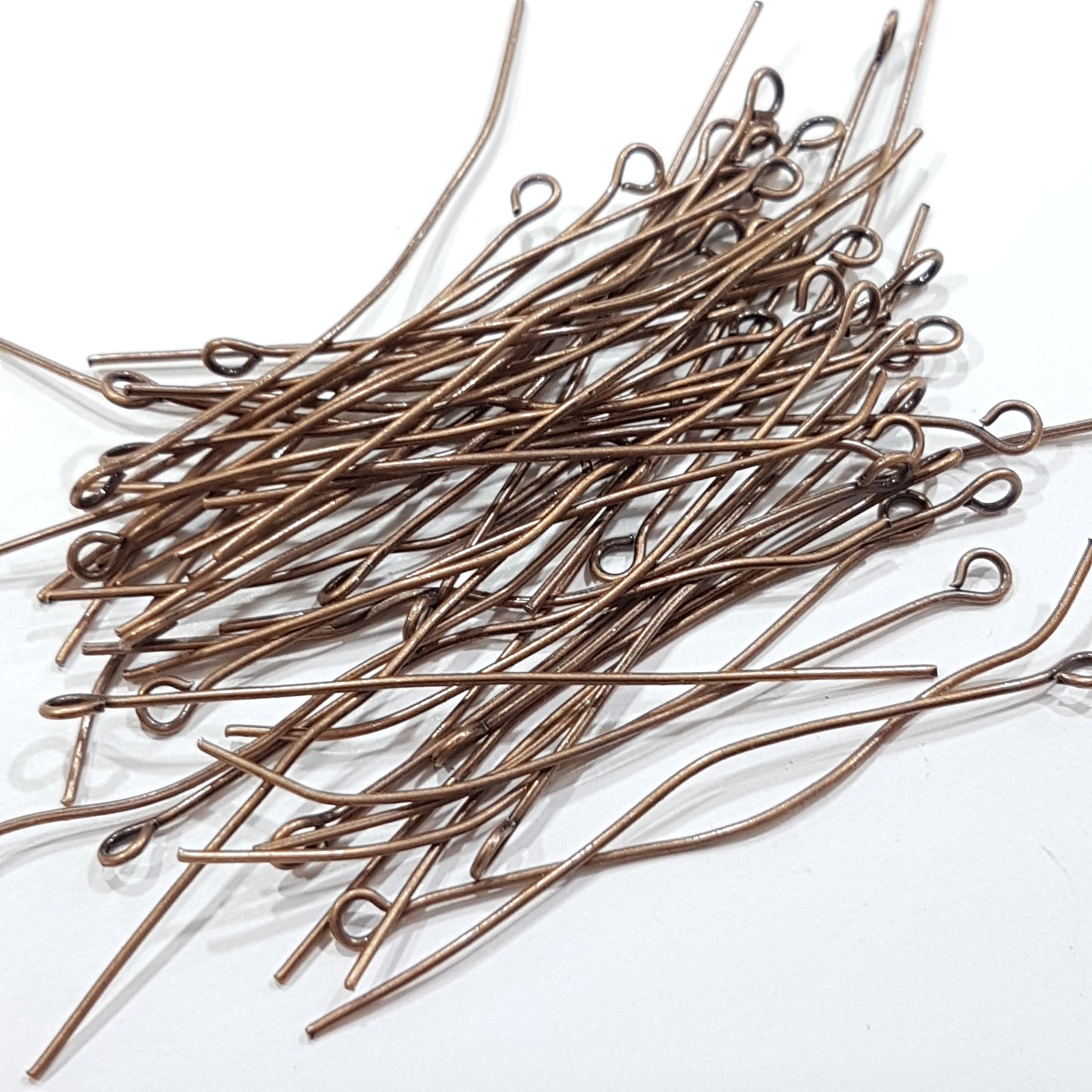 50pc 5cm Antique Copper Eye Pins
