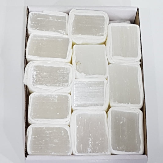 Box of Selenite Gemstones