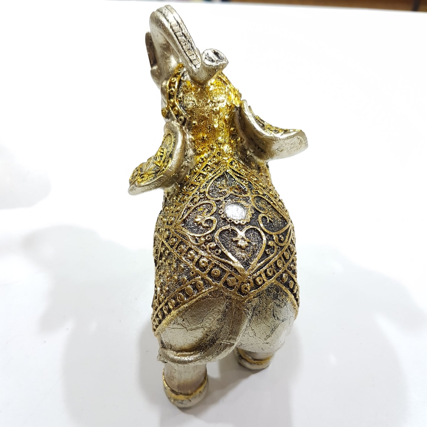 Gold Elephant Ornament