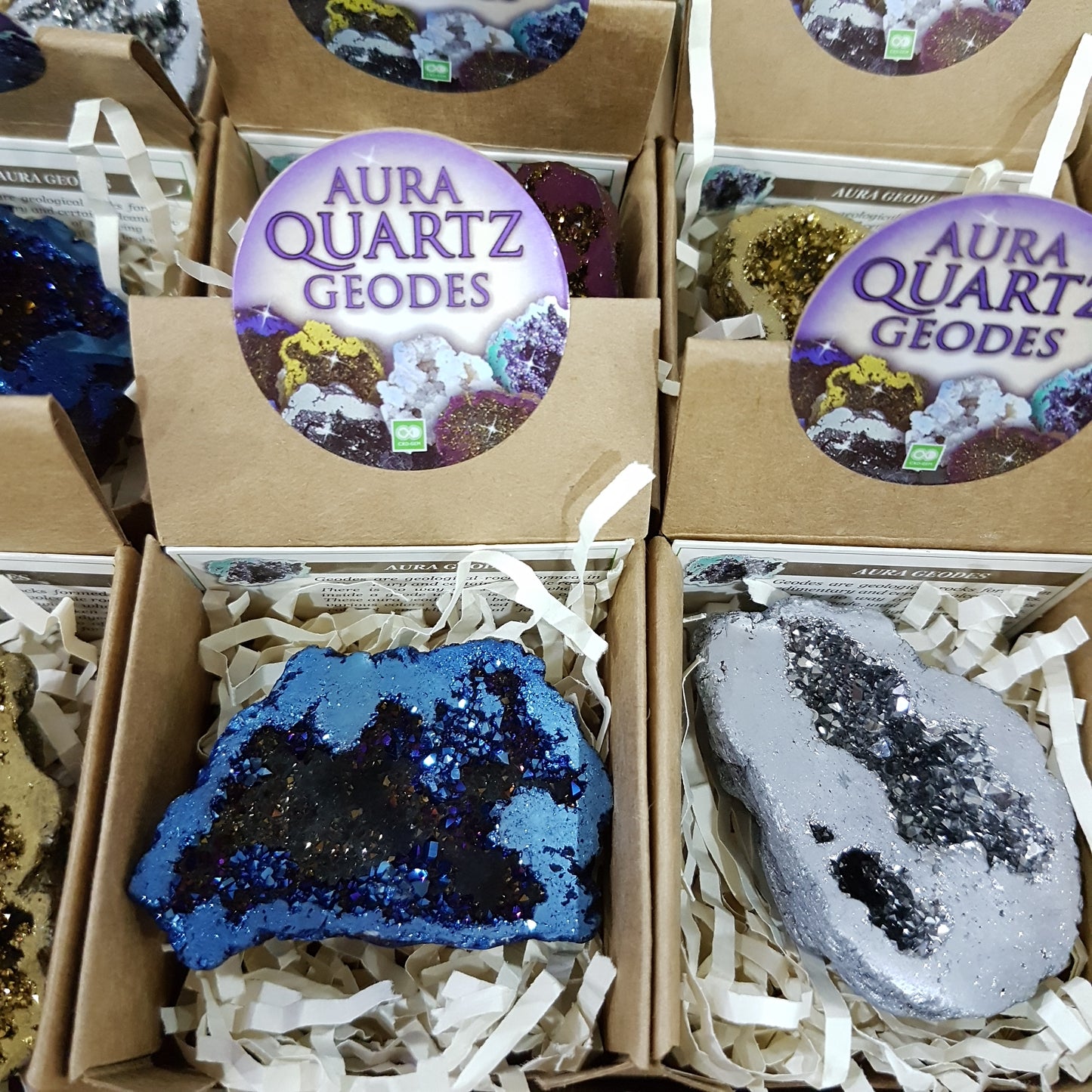 Aura Quartz Geode