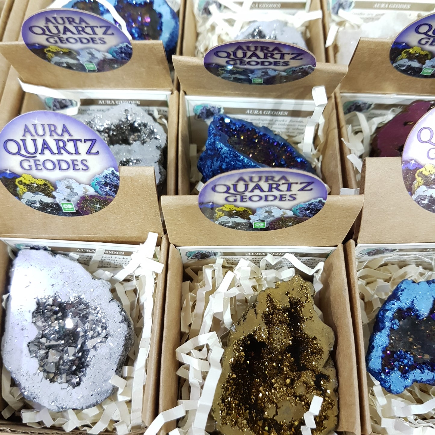 Aura Quartz Geode