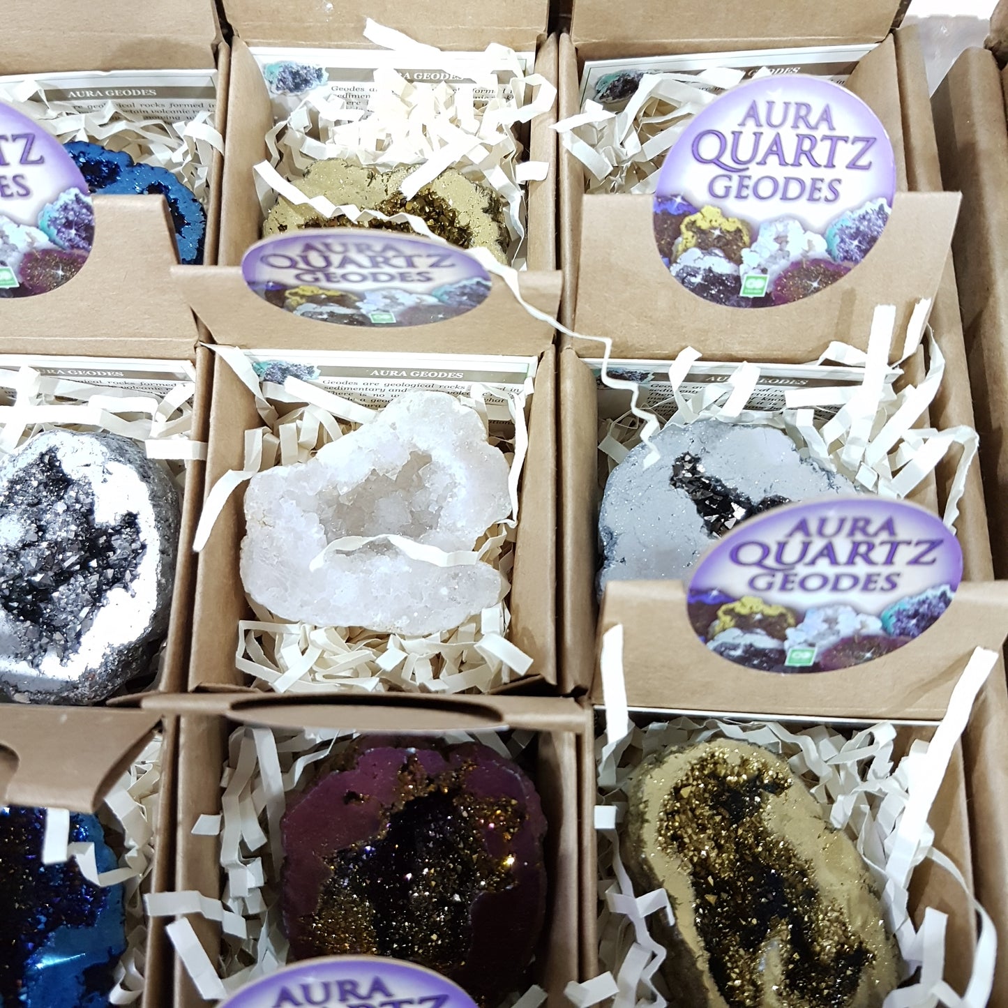 Aura Quartz Geode