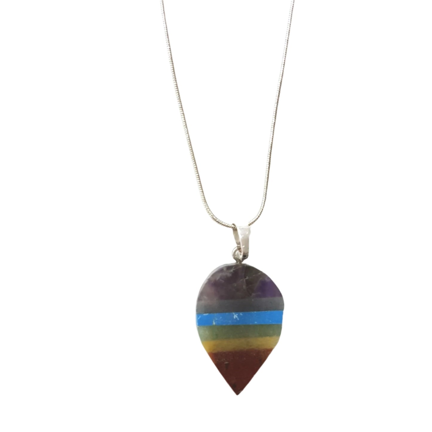 Chakra Gemstone Necklace - Raindrop