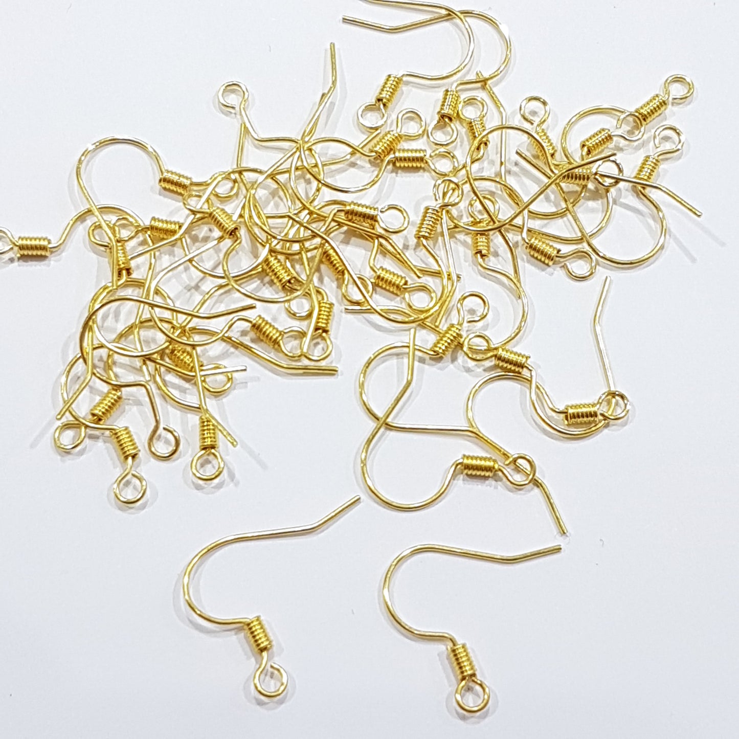 50pc Gold Plated Earring Hooks
