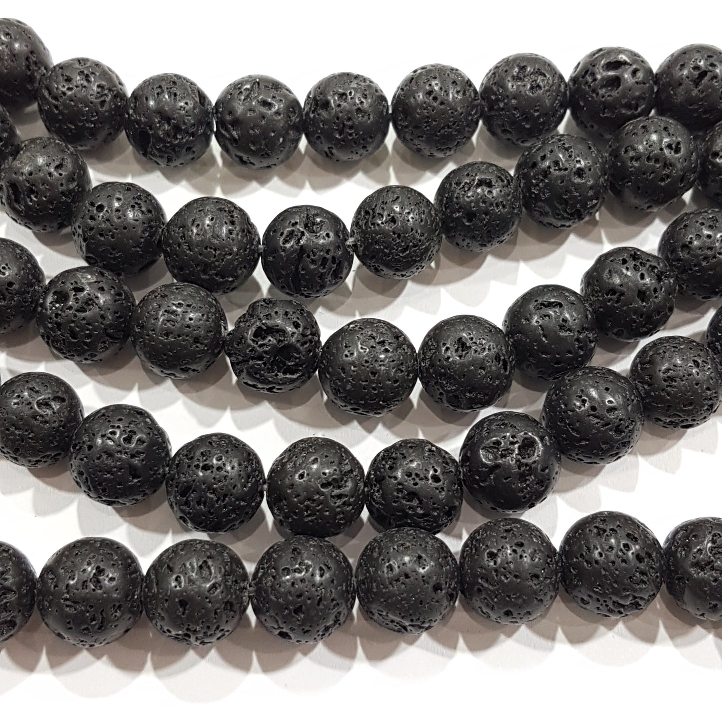 38pc 10mm Lava Beads