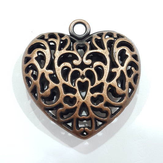Copper Heart Pendant