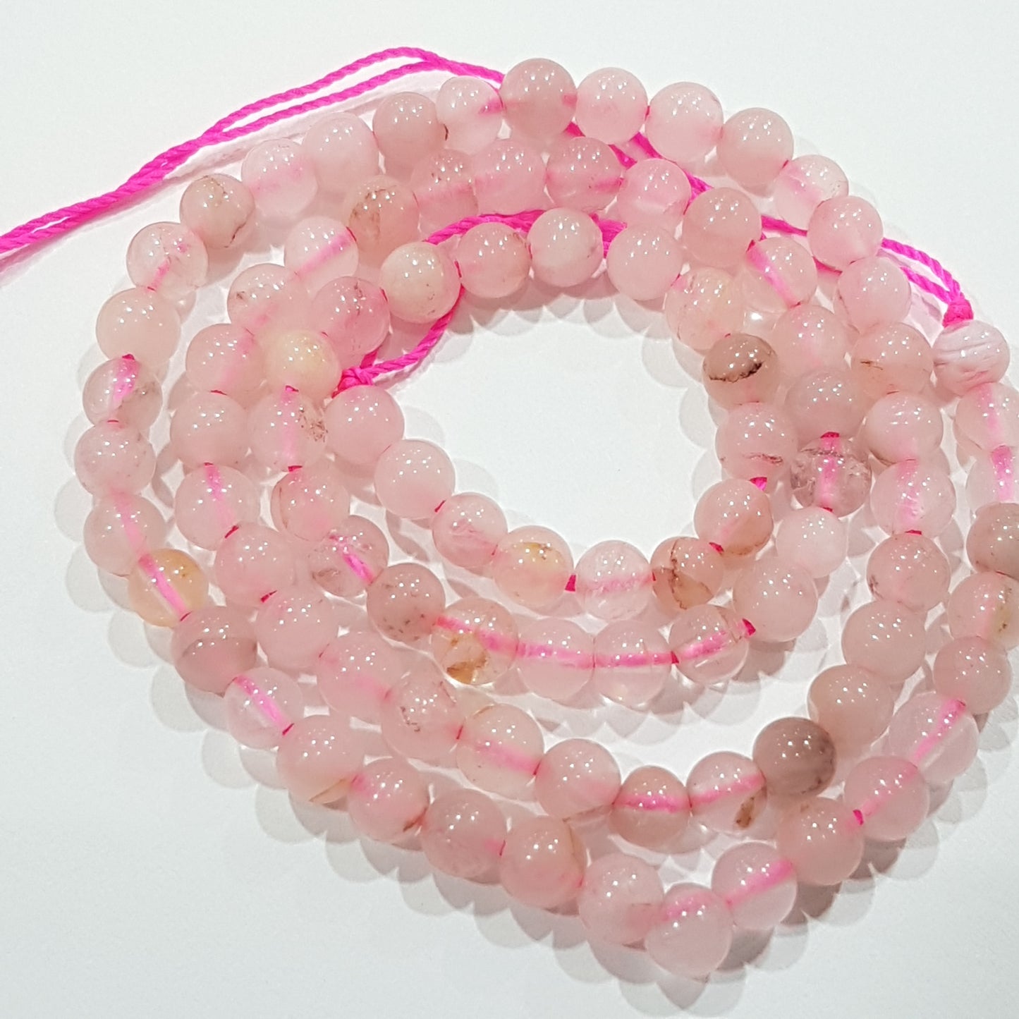 4mm Rose Quartz Bead Strand