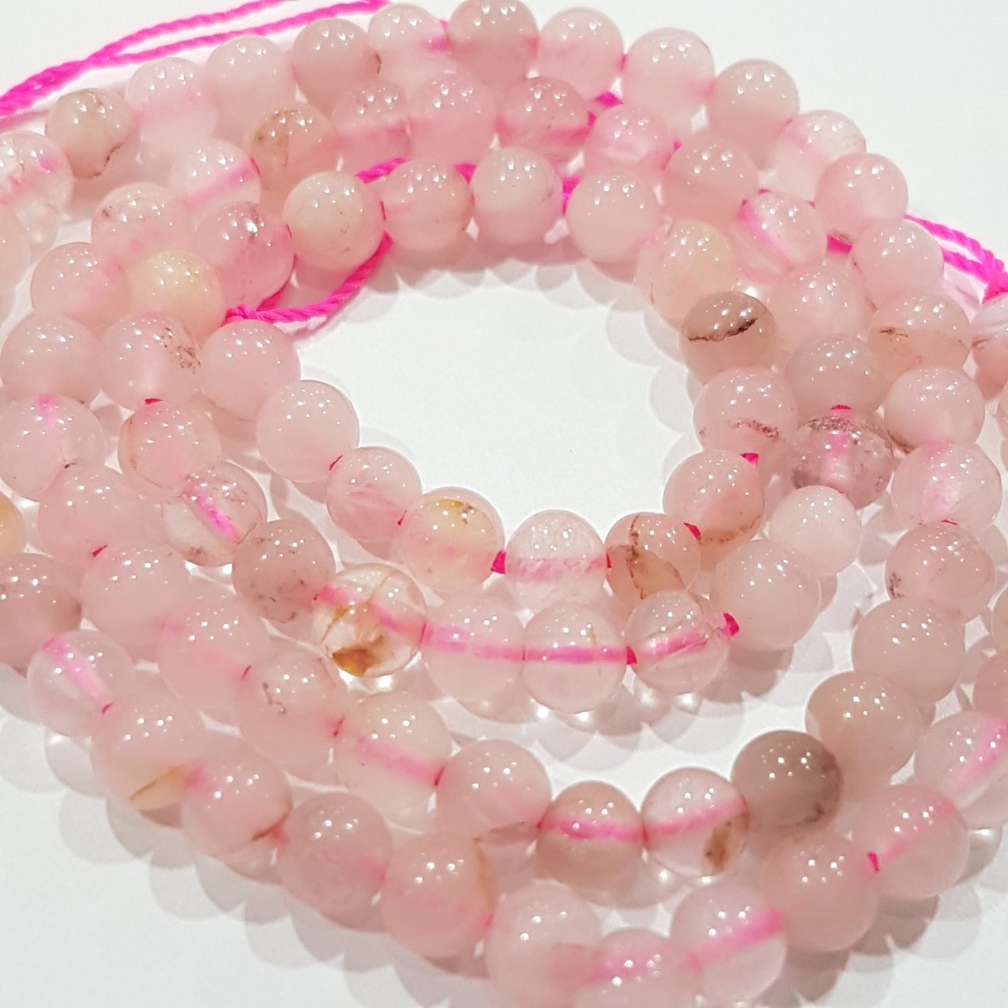 4mm Rose Quartz Bead Strand