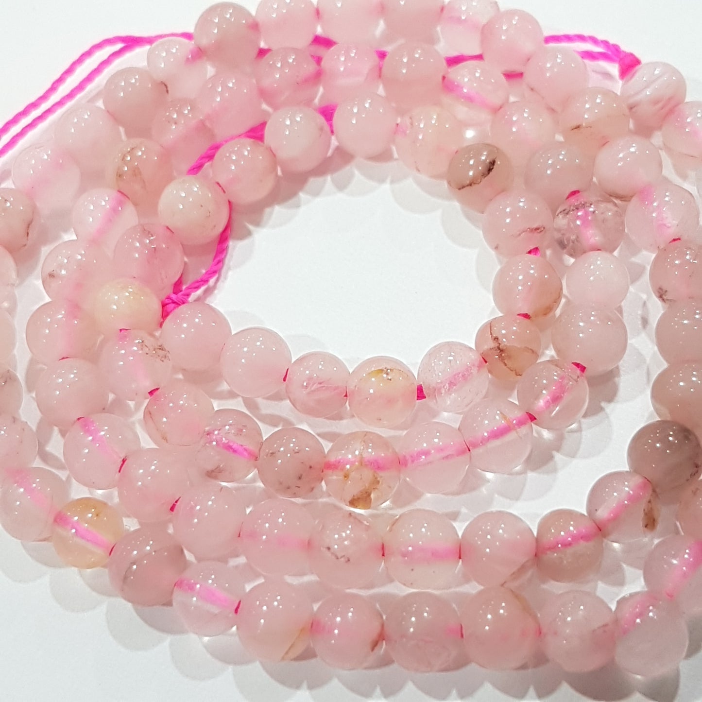 4mm Rose Quartz Bead Strand