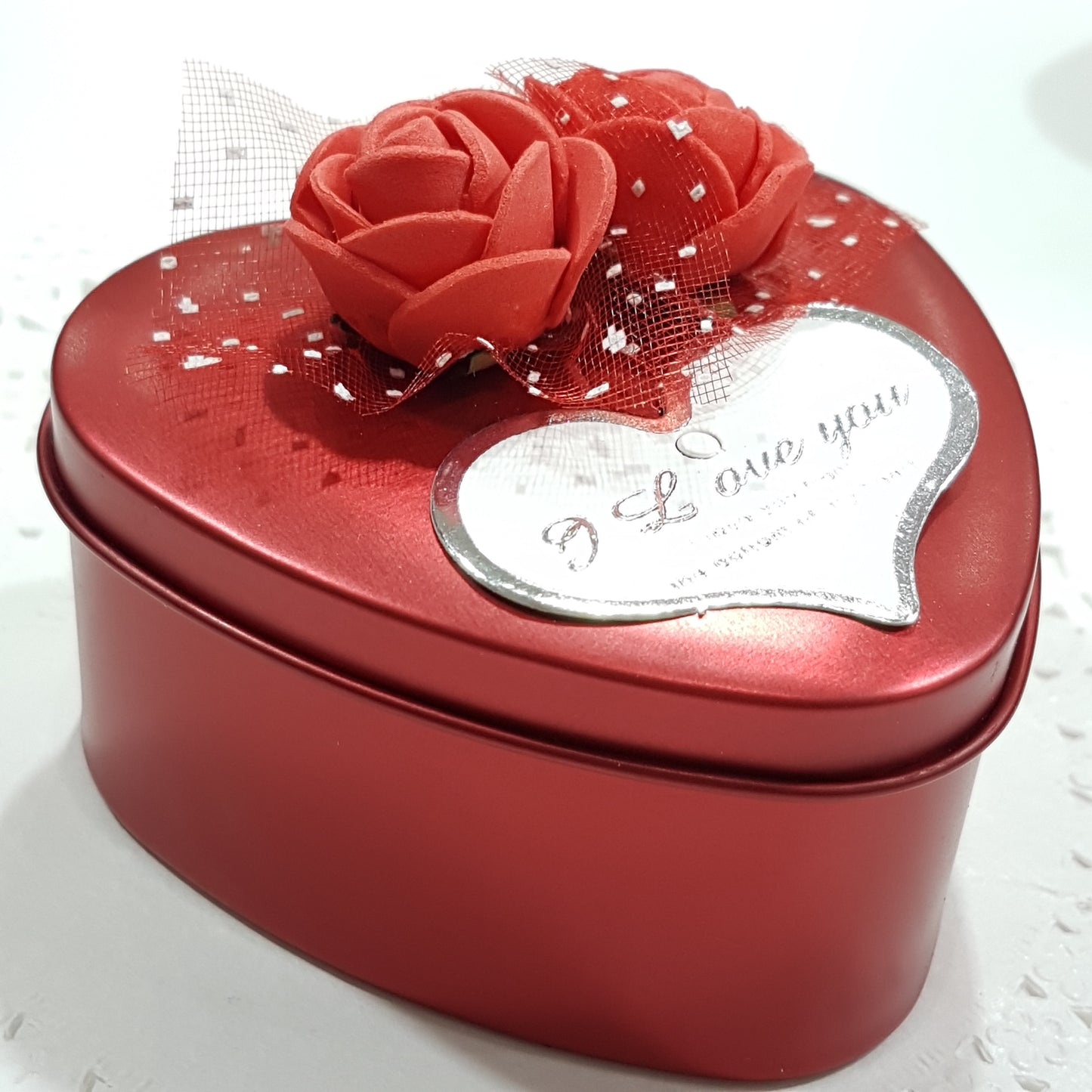 Red Heart Tin