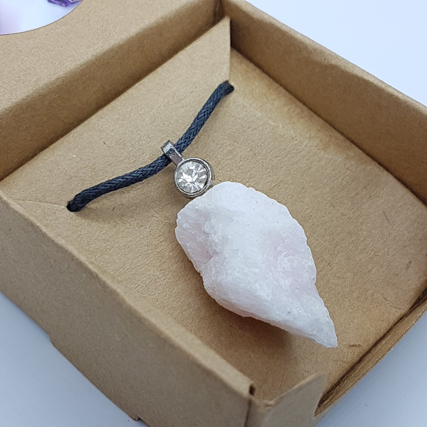 Pink Aragonite Gemstone Necklace