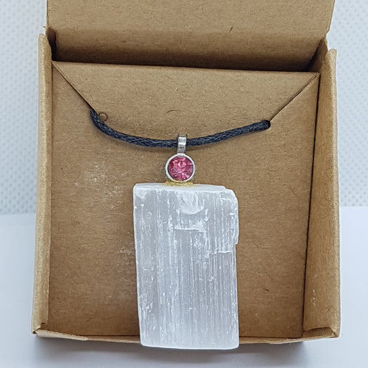Selenite Gemstone Necklace