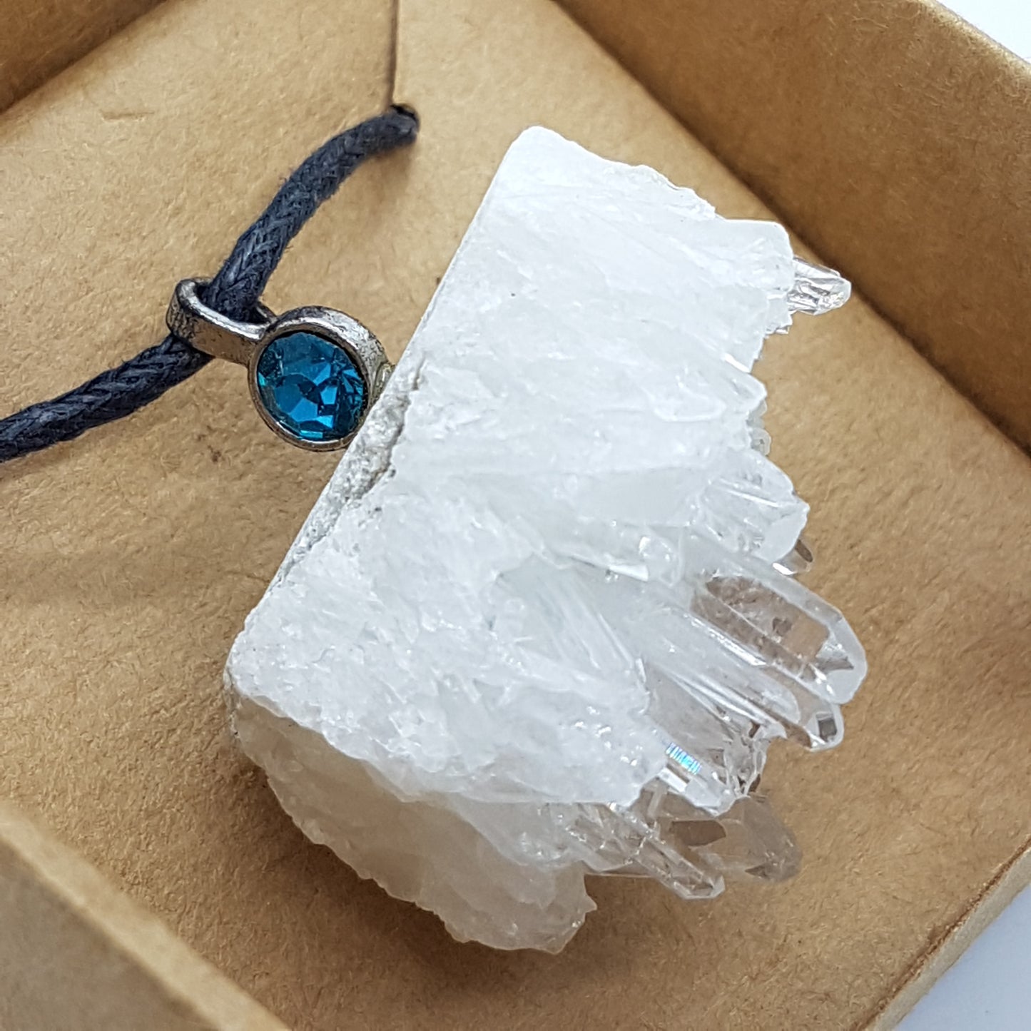 Quartz Cluster Gemstone Necklace