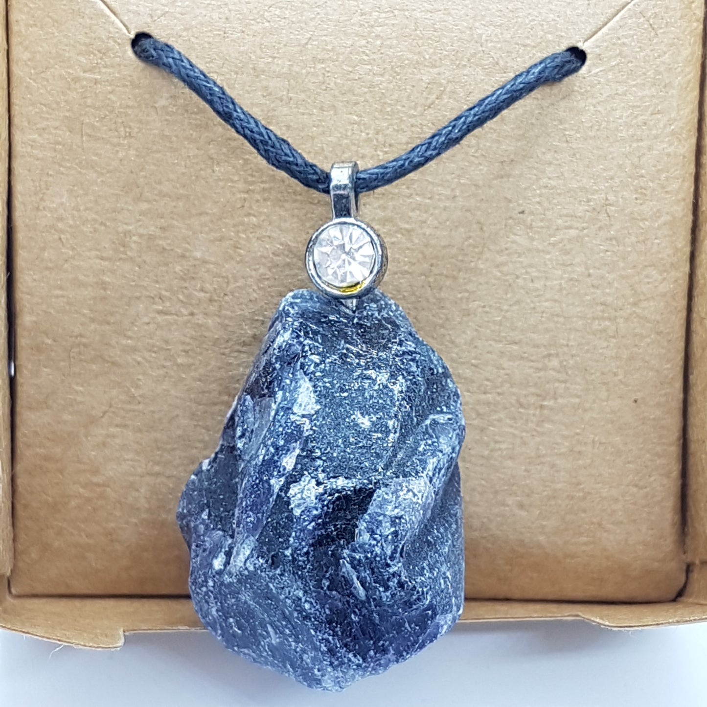 Purple Fluorite Gemstone Necklace