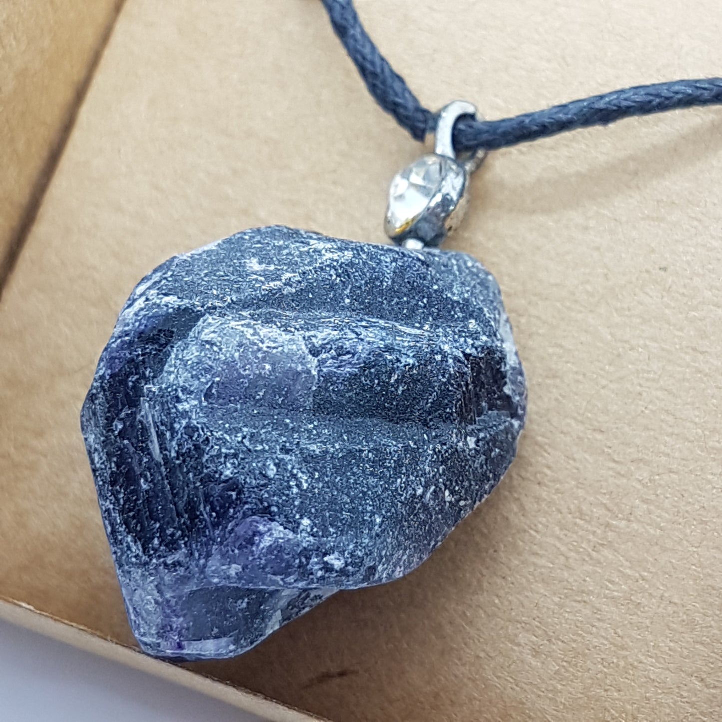 Purple Fluorite Gemstone Necklace