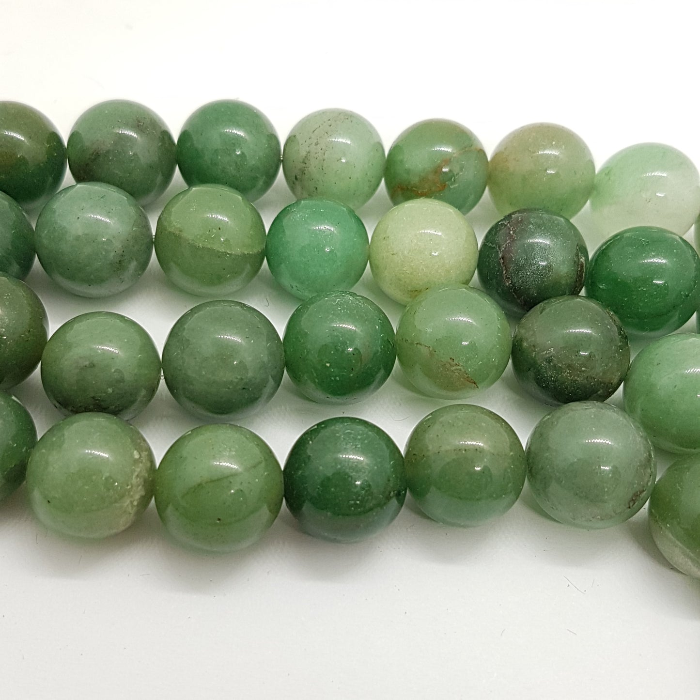 12mm Green Aventurine Gemstone Beads