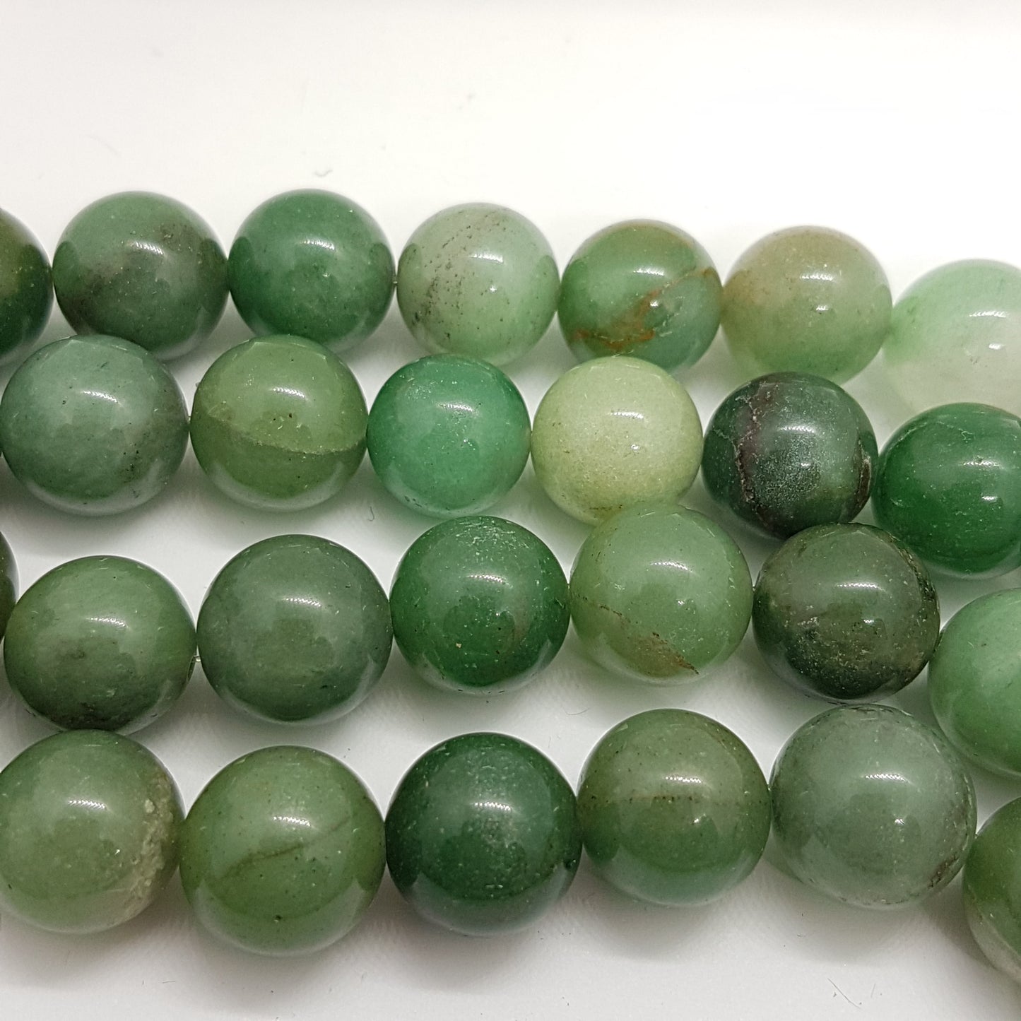 12mm Green Aventurine Gemstone Beads