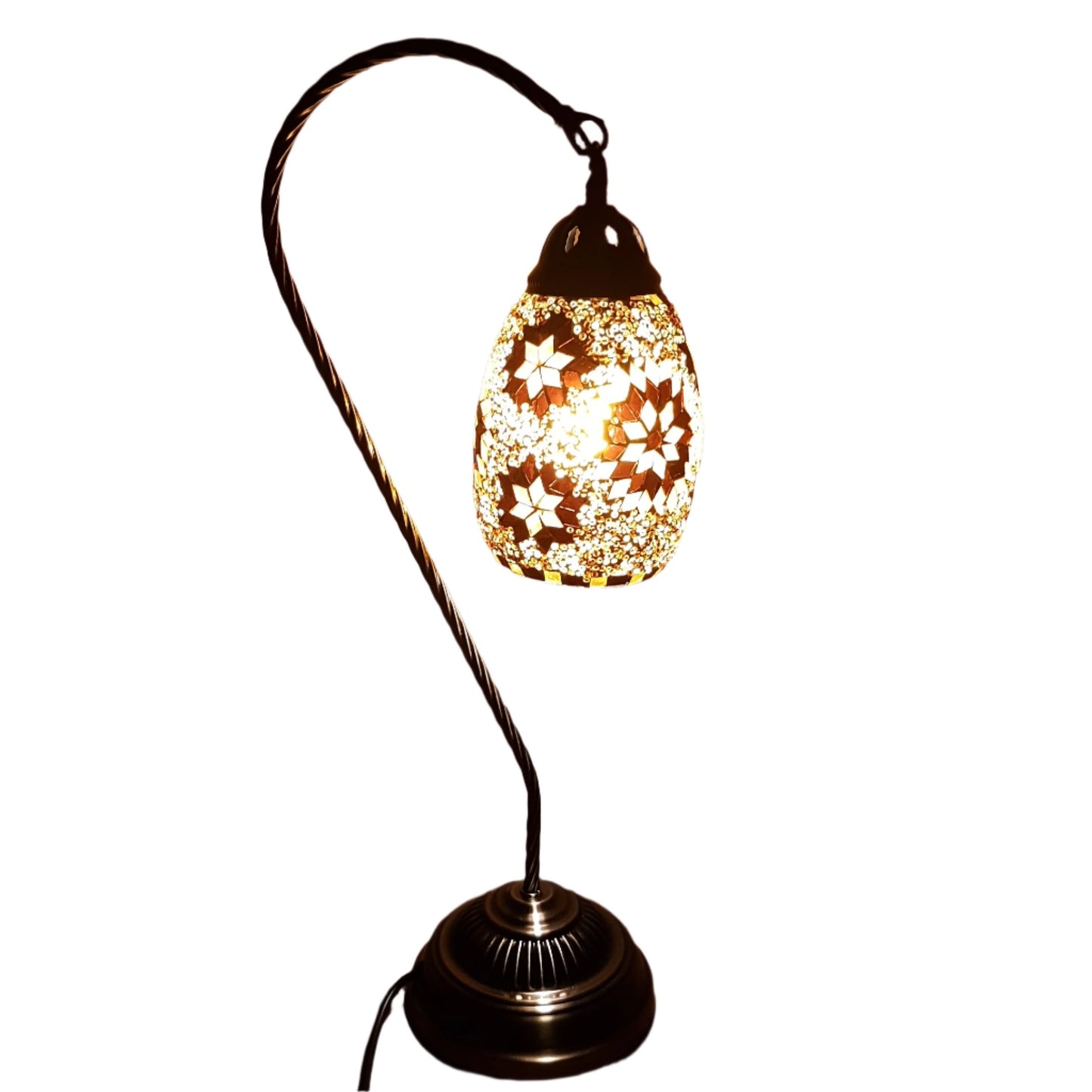 Turkish Mosaic Swan Lamp