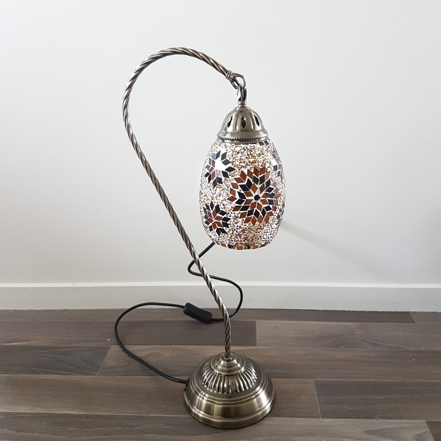 Turkish Mosaic Swan Lamp